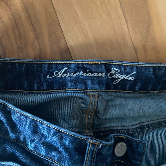 Vintage AE cropped boy fit jeans size 8 - Picture 4 of 6